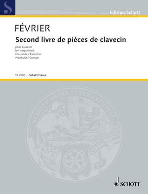 Février, Pierre: Second book of harpischord pieces