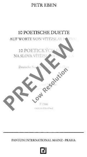 Eben, P: 10 poetische Duette