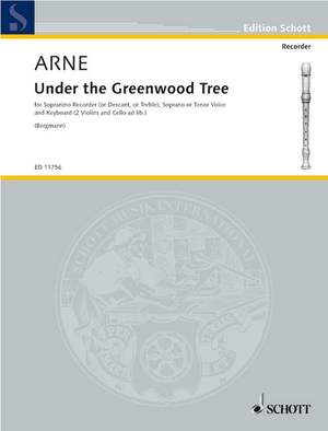 Arne, Thomas Augustine: Under the Greenwood Tree Nr. 5