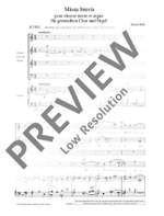 Roth, Daniel: Missa brevis Product Image