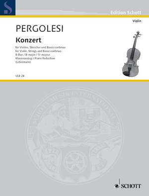 Pergolesi, Giovanni Battista: Concerto Bb Major