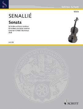 Senallié, Jean Baptiste: Sonata in D Minor