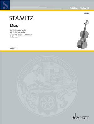 Stamitz, Carl Philipp: Duo C Major