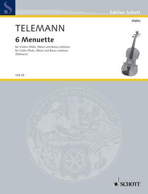 Telemann, Georg Philipp: Six Menuets
