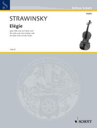 Stravinsky, Igor: Elegy