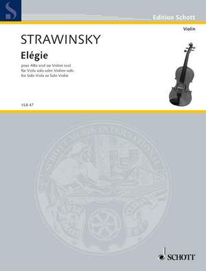 Stravinsky, Igor: Elegy