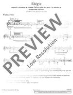 Stravinsky, Igor: Elegy Product Image