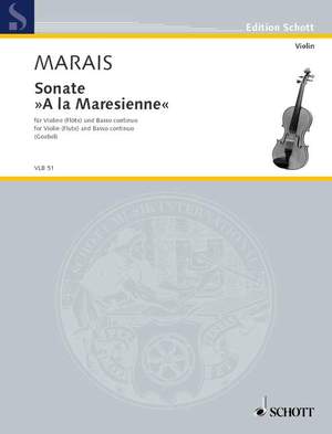 Marais, Marin: Sonata