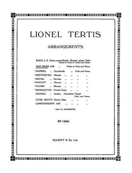 Tertis, Lionel: Old Irish Air