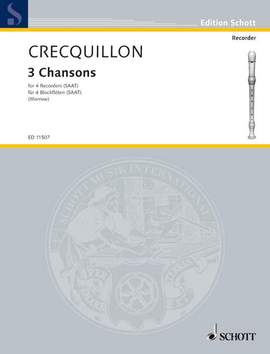 Crecquillon, Thomas: 3 Chansons