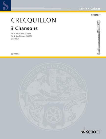 Crecquillon, Thomas: 3 Chansons