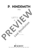 Hindemith, Paul: Let's build a Town Product Image