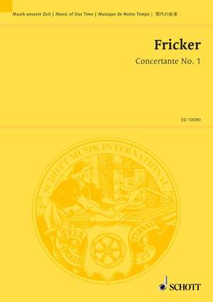 Fricker, Peter Racine: Concertante No. 1 op. 13