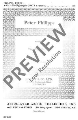 Philips, Peter: The Nightingale