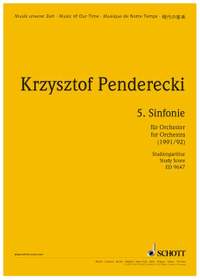 Penderecki, Krzysztof: 5. Sinfonie