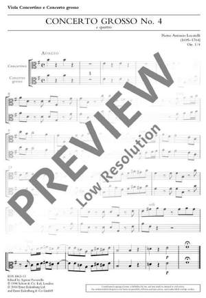Locatelli, Pietro Antonio: Concerto Grosso op. 1/4