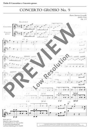Locatelli, Pietro Antonio: Concerto Grosso op. 1/9