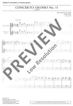 Locatelli, Pietro Antonio: Concerto Grosso op. 1/11
