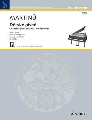Martinů, Bohuslav: Songs for Children H 184bis