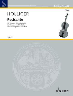 Holliger, Heinz: Recicanto