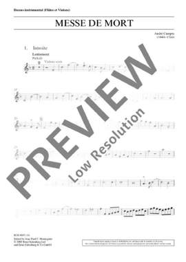 Campra, André: Messe de Mort