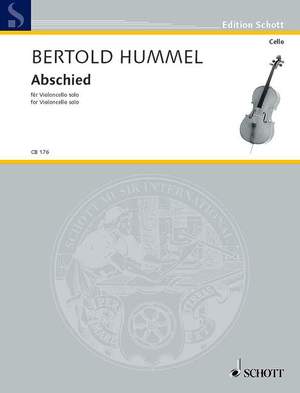 Hummel, Bertold: Abschied