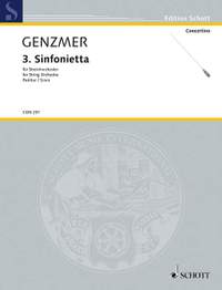 Genzmer, Harald: 3rd Sinfonietta GeWV 133
