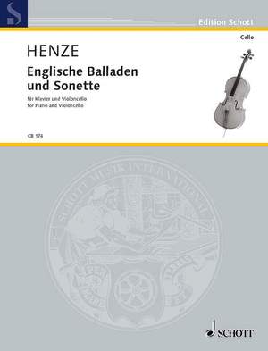 Henze, Hans Werner: English Ballads and Sonets