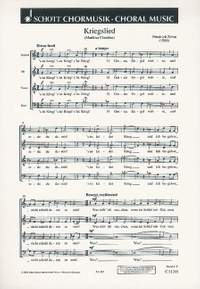 Zehm, Friedrich: Kriegslied