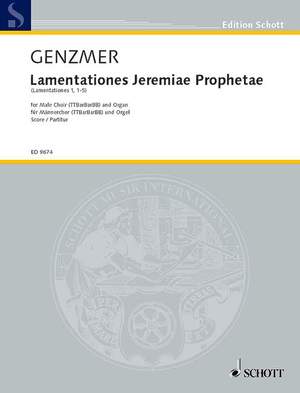 Genzmer, Harald: Lamentationes Jeremiae Prophetae GeWV 64