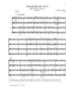 Gilbert, Anthony: String Quartet No. 3 Product Image