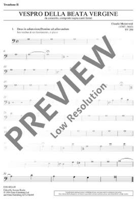 Monteverdi, Claudio: Vespro della Beata Vergine SV 206