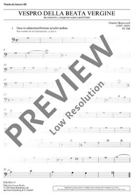 Monteverdi, Claudio: Vespro della Beata Vergine SV 206