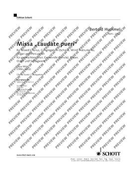 Hummel, Bertold: Missa "Laudate pueri" op. 98b