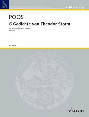 Poos, Heinrich: 6 Gedichte von Theodor Storm