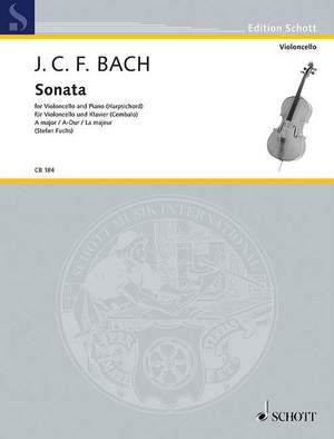 Bach, Johann Christoph Friedrich: Sonata A Major