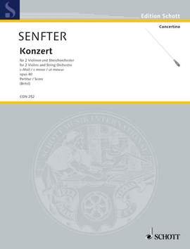 Senfter, Johanna: Concerto iC Minor op. 40