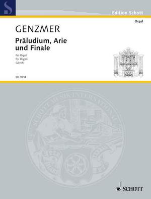 Genzmer, Harald: Prelude, Aria and Finale GeWV 413