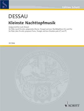 Dessau, Paul: Kleinste Nachttopfmusik