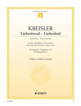 Kreisler, Fritz: Love's Joy - Love's Sorrow