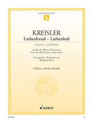 Kreisler, Fritz: Love's Joy - Love's Sorrow
