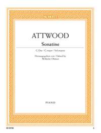 Attwood, Thomas: Sonatina G major