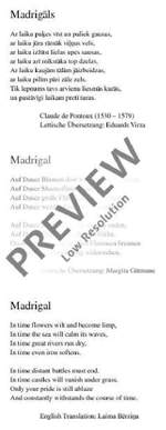Vasks, Pēteris: Madrigāls Product Image
