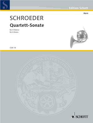 Schroeder, Hermann: Quartet Sonata