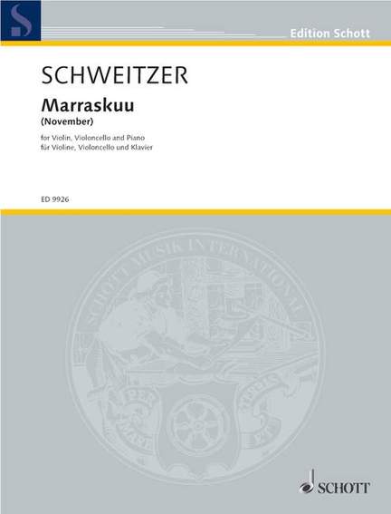 Schweitzer, Benjamin: Marraskuu