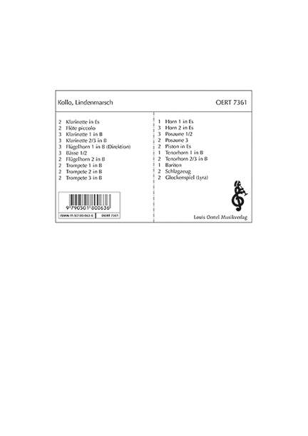 Kollo, Walter: Linden-Marsch