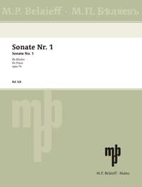 Glazunov, Alexander: Sonata No 1 Bb minor op. 74
