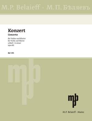 Glazunov, Alexander: Violin Concerto A minor op. 82