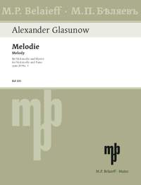 Glazunov, Alexander: Melody op. 20/1