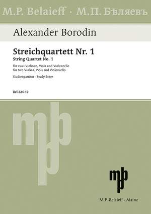 Borodin, Aleksandr Porfirjewitsch: String Quartet No 1 A major